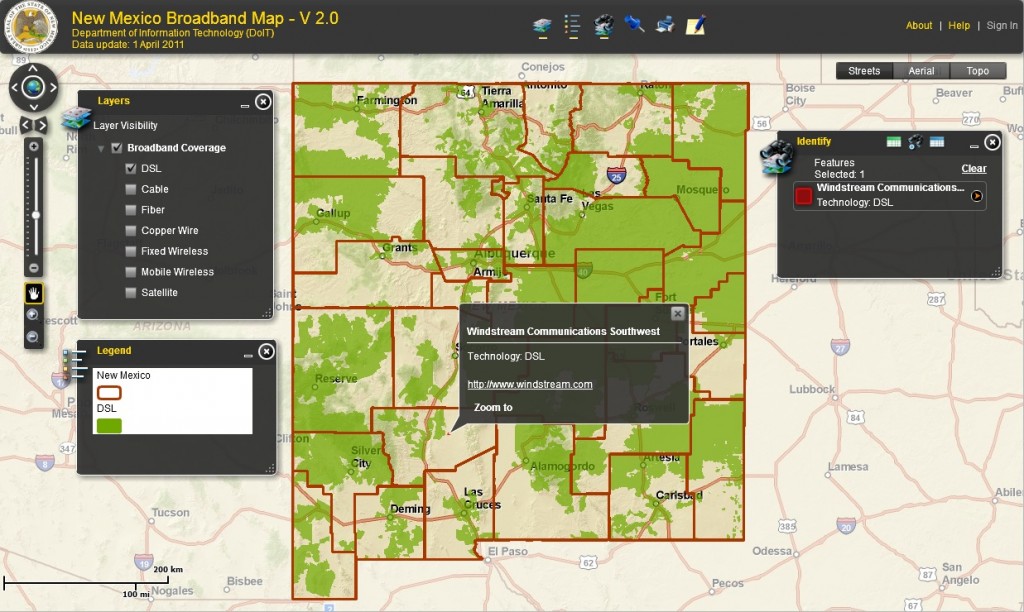 New Mexico Broadband Mapping Program Earth Data Analysis Center
